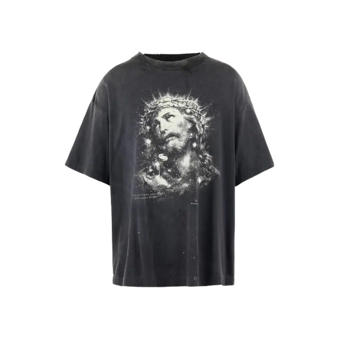 セイント マイケル ジザス ショートスリーブ Tシャツ ブラック