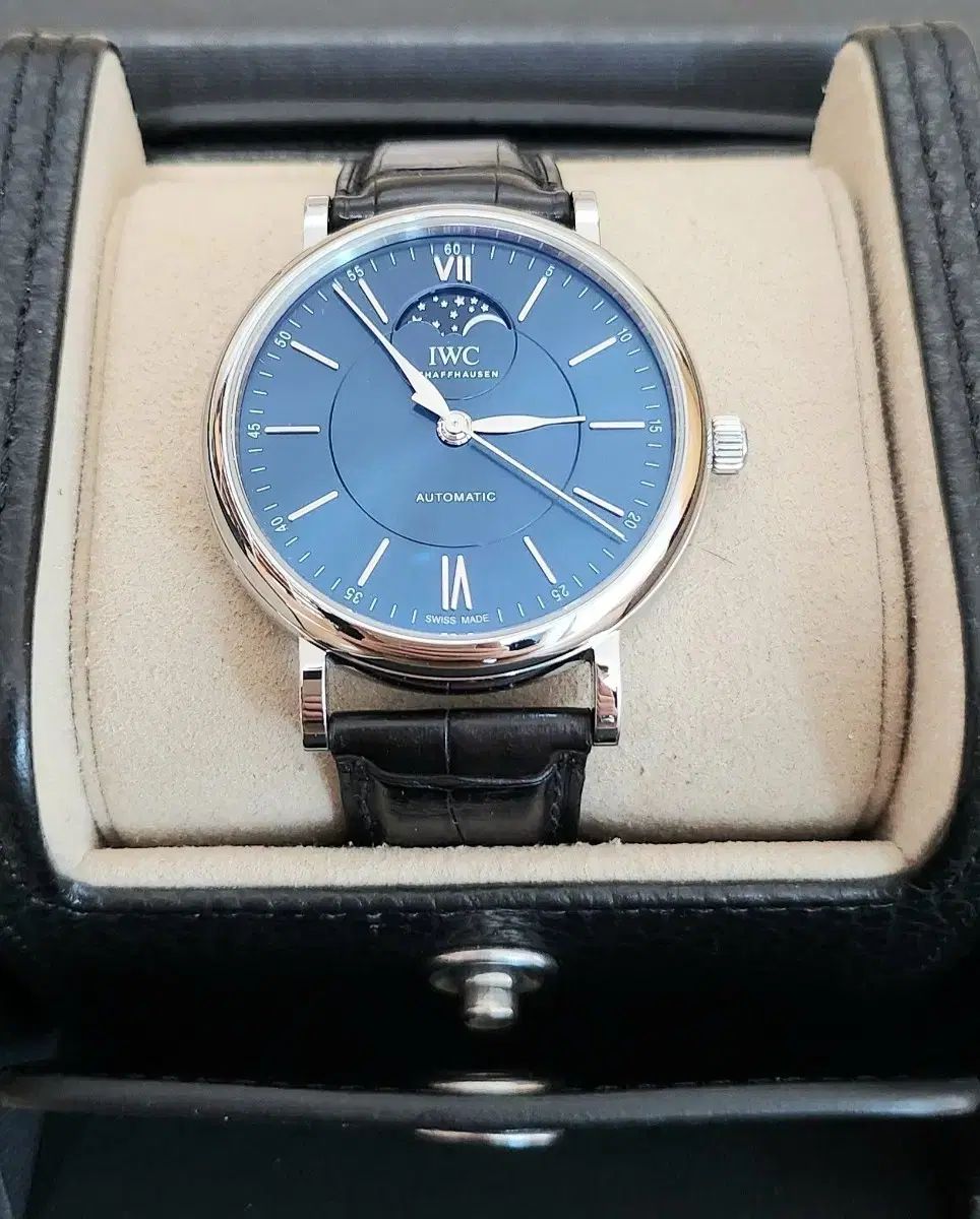 IWC ポルトフィーノ ムーンフェイズ デニム文字盤 オートマティック IW459402