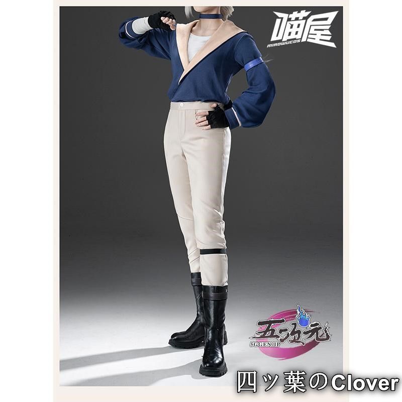 人気商品猫屋小舗　羅小黒戦記2　ロシャオヘイセンキ　ルーイエ　ブルーパーカーver　コスプレ　衣装　※ウィッグ　靴　追加可能B260514