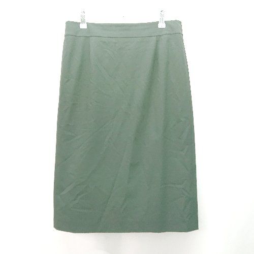 ◇ KASHIYAMA カシヤマ バックジップ 裏地 スリット ストレッチ 膝丈 タイト スカート 表記なし ブラック レディース E 【1310050034214】