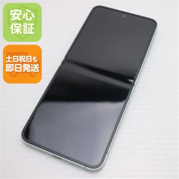 新品同様 SIMフリー Galaxy Z Flip6 256GB ミント スマホ SAMSUNG 即日発送 土日祝発送OK 04000