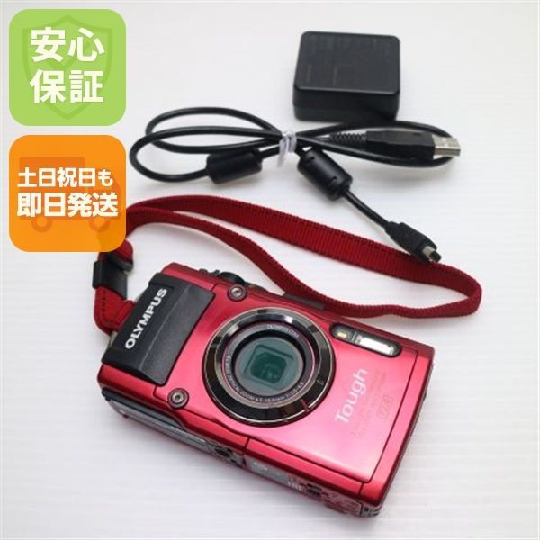 超美品 TG-3 レッド 即日発送 デジカメ OLYMPUS 本体 土日祝発送OK 04000 15,987円