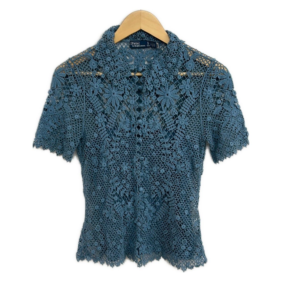 POLObyRalphLauren(ポロラルフローレン) アンサンブル レディース美品 - ライトブルー レース