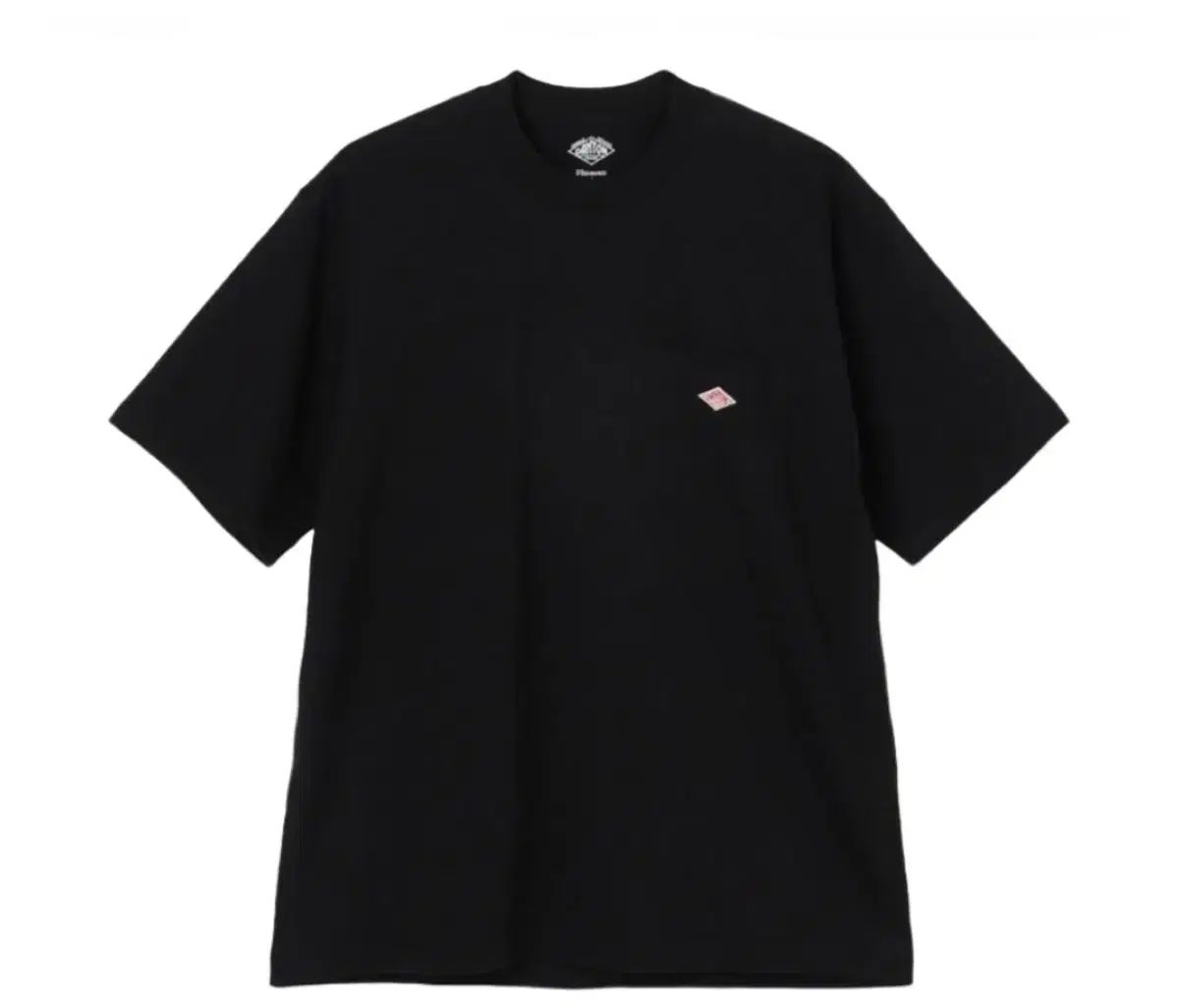 ダントン プレーン ショートスリーブ ポケット Tシャツ ブラック XL