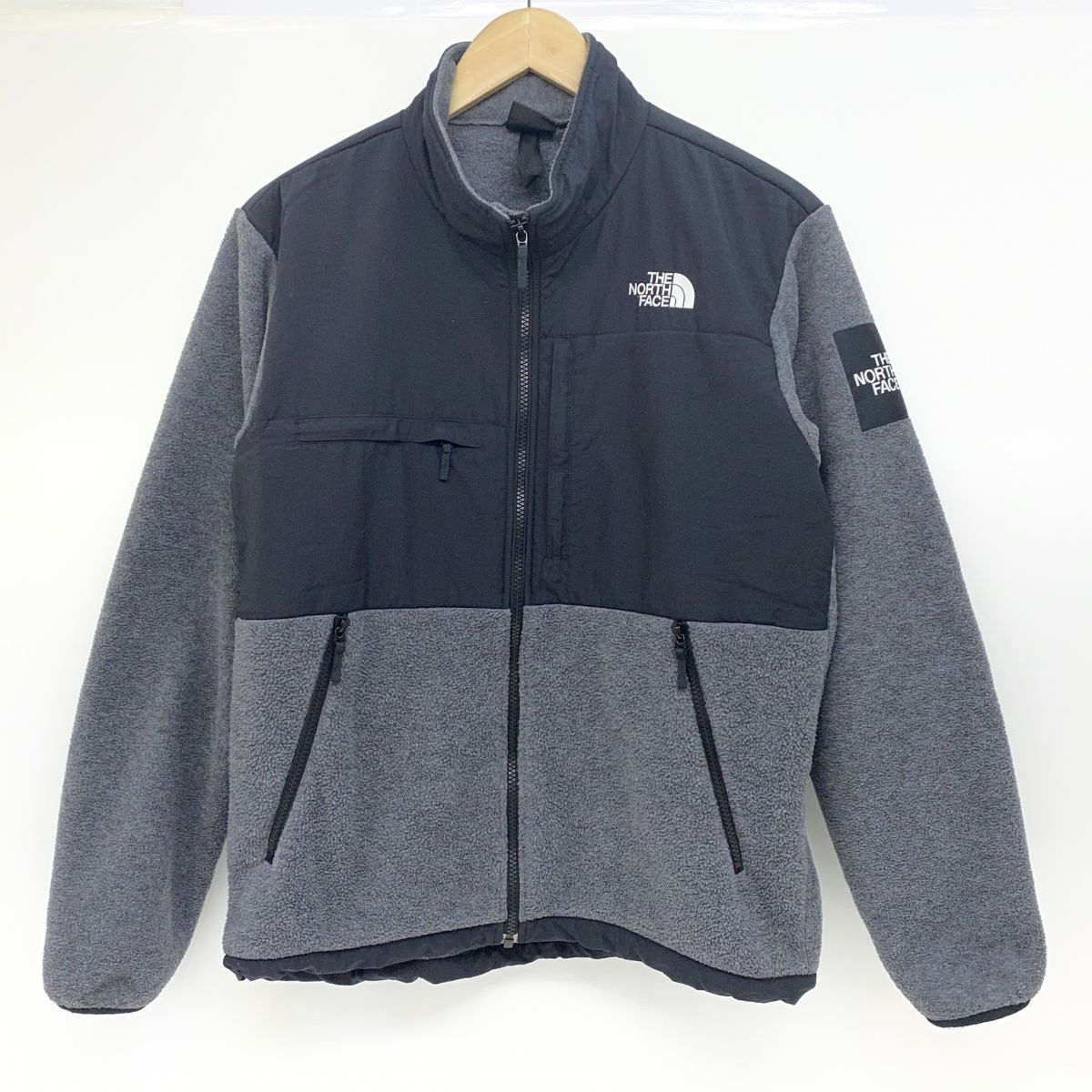 THE NORTH FACE ノースフェイス DENALI JACKET デナリジャケット NA61631 ミックスグレー Mサイズ ※中古