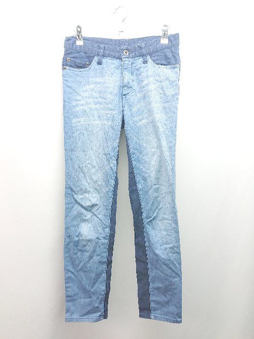 ◇ B:MING by BEAMS ストレッチ 切り返し 薄手 カジュアル オシャレ シンプル デニムパンツ サイズS ブルー レディース E 【1310130004588】 6,858円