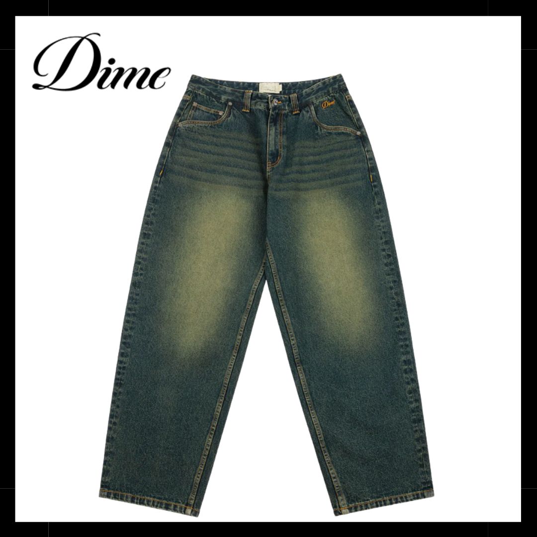 Dime Classic Baggy Denim Pants / Sandblasted Pine (ダイム デニムパンツ)