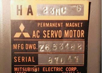 【新品★送料無料】MITSUBISHI 三菱 サーボモーター HA23NC-S 【６ヶ月保証】