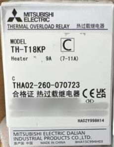 新品 送料無料 MITSUBISHI 三菱電機 TH-T18KP 9A(7-11A) サーマルリレー TH-Tシリーズ