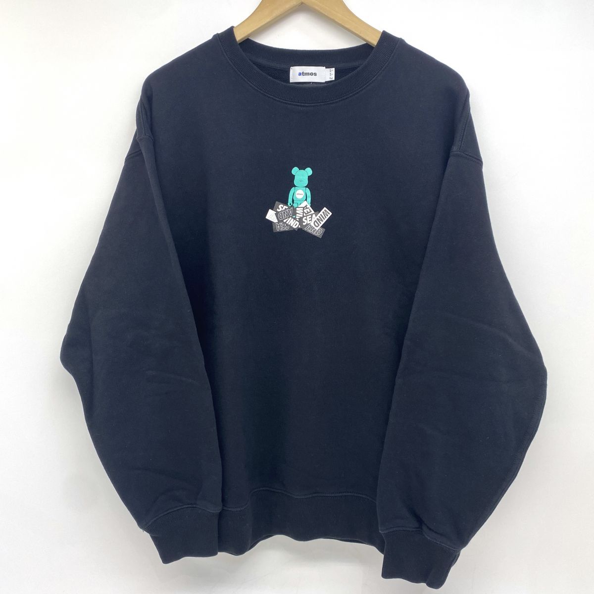 atmos × WIND AND SEA x BEAR BRICK アトモス ウィンダンシー ベア ブリック スウェット XLサイズ ※中古