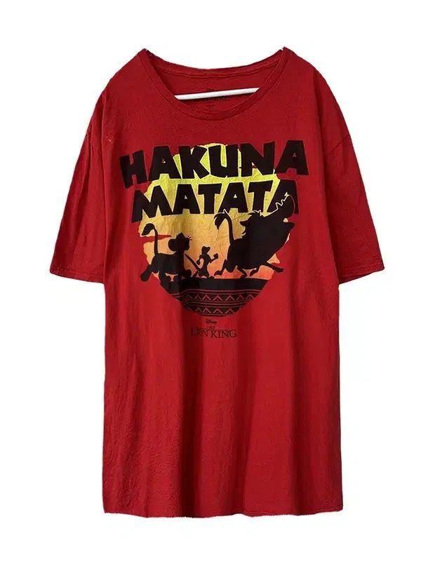 XL DISNEY ライオンキング ハクナマタタ MOVIE 半袖Tシャツ