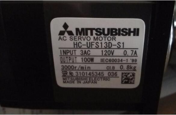 【新品★送料無料】MITSUBISHI/三菱 HC-UFS13D-S1 サーボモーター【６ヶ月保証】