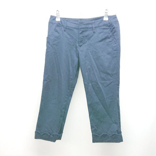 ◇ PRIME PATTERN シンプル フロントファスナー 無地 ハーフパンツ サイズ64 ネイビー レディース E 【1310130017755】