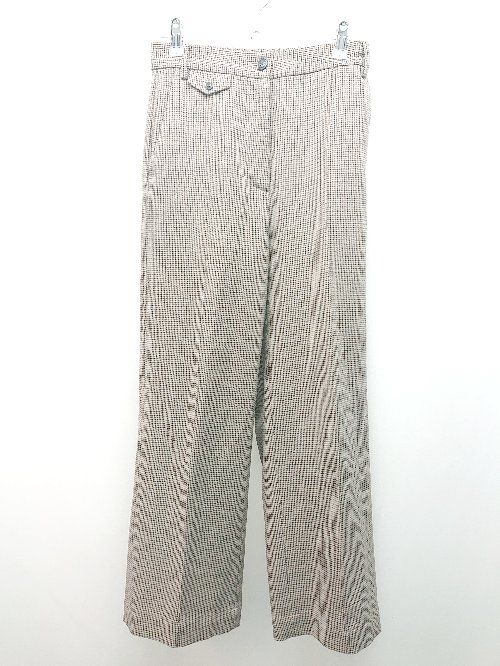 ◇ COEN DAILY CLOTHING チェック ウエストゴム カジュアル ロングパンツ 表記なし ブラウン レディース E 【1310130017694】