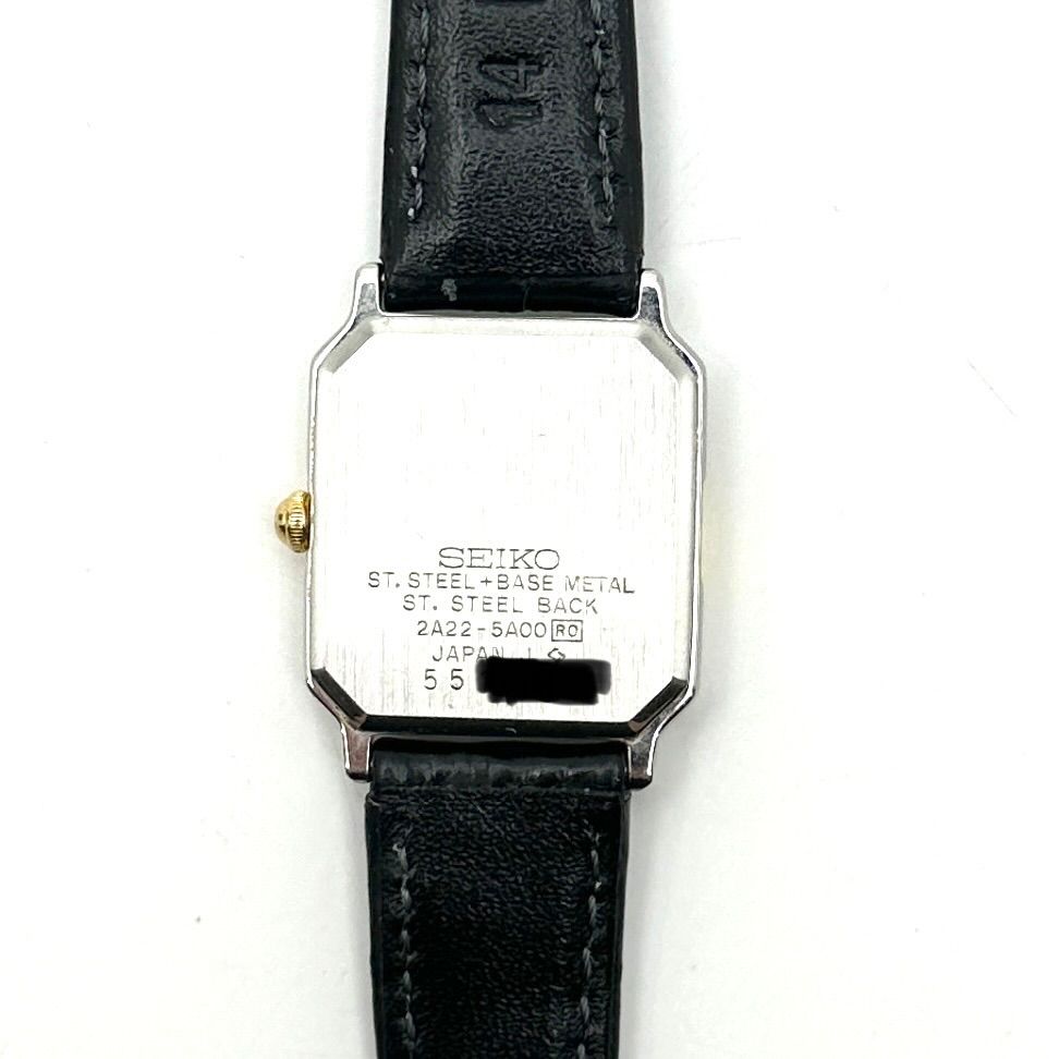 【楠本質店/元住吉】セイコー SEIKO ソシエ 2A22-5A00 SS/GF クオーツ レディース ヴィンテージ 希少 レア ※他社製ベルト未使用 【楠本質店/元住吉】セイコー SEIKO ソシエ 2A22-5A00 SS/GF クオーツ レディース ヴィンテージ 希少 レア ※他社製ベルト未使用