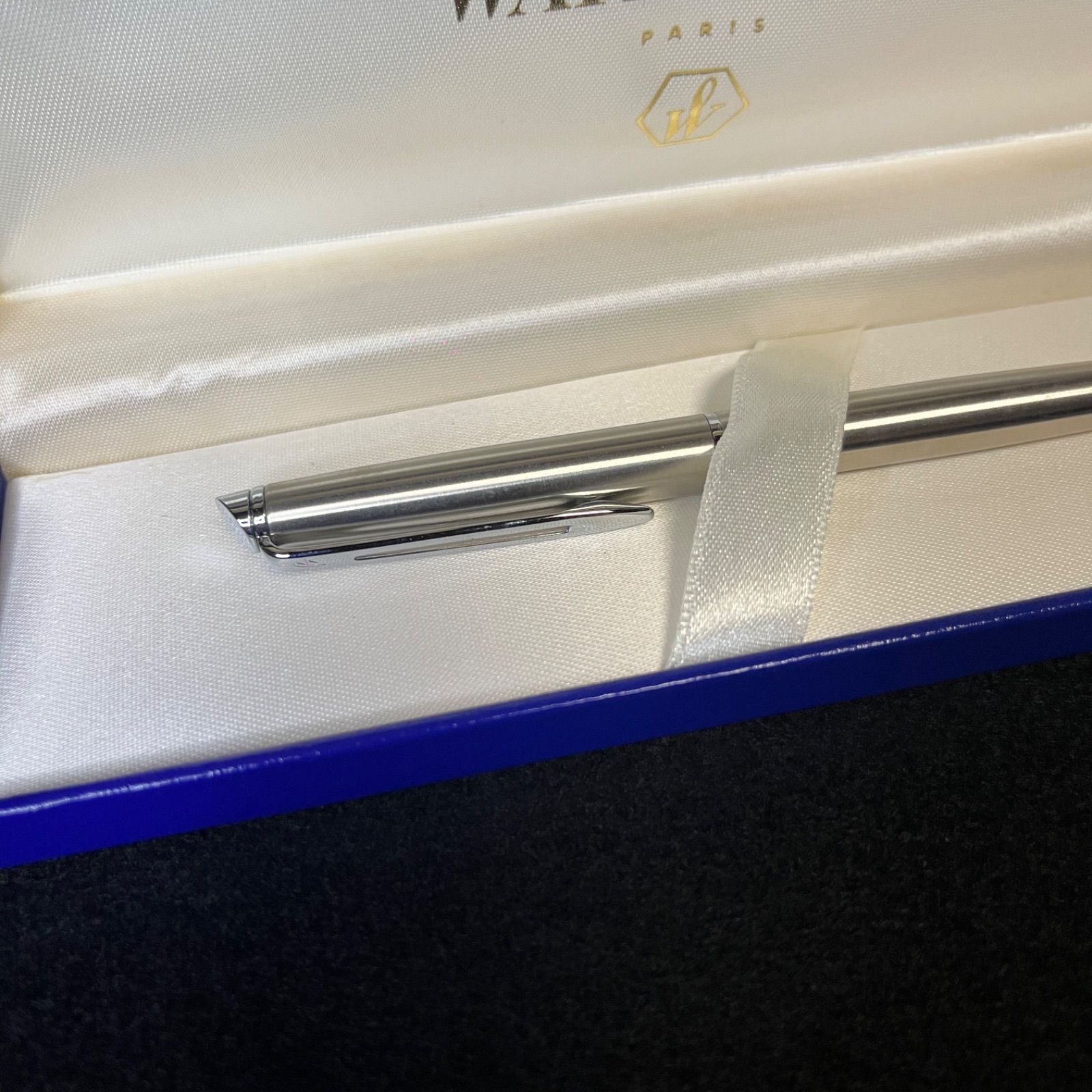 WATERMAN シルバー ボールペン 専用ケース付き - メルカリ