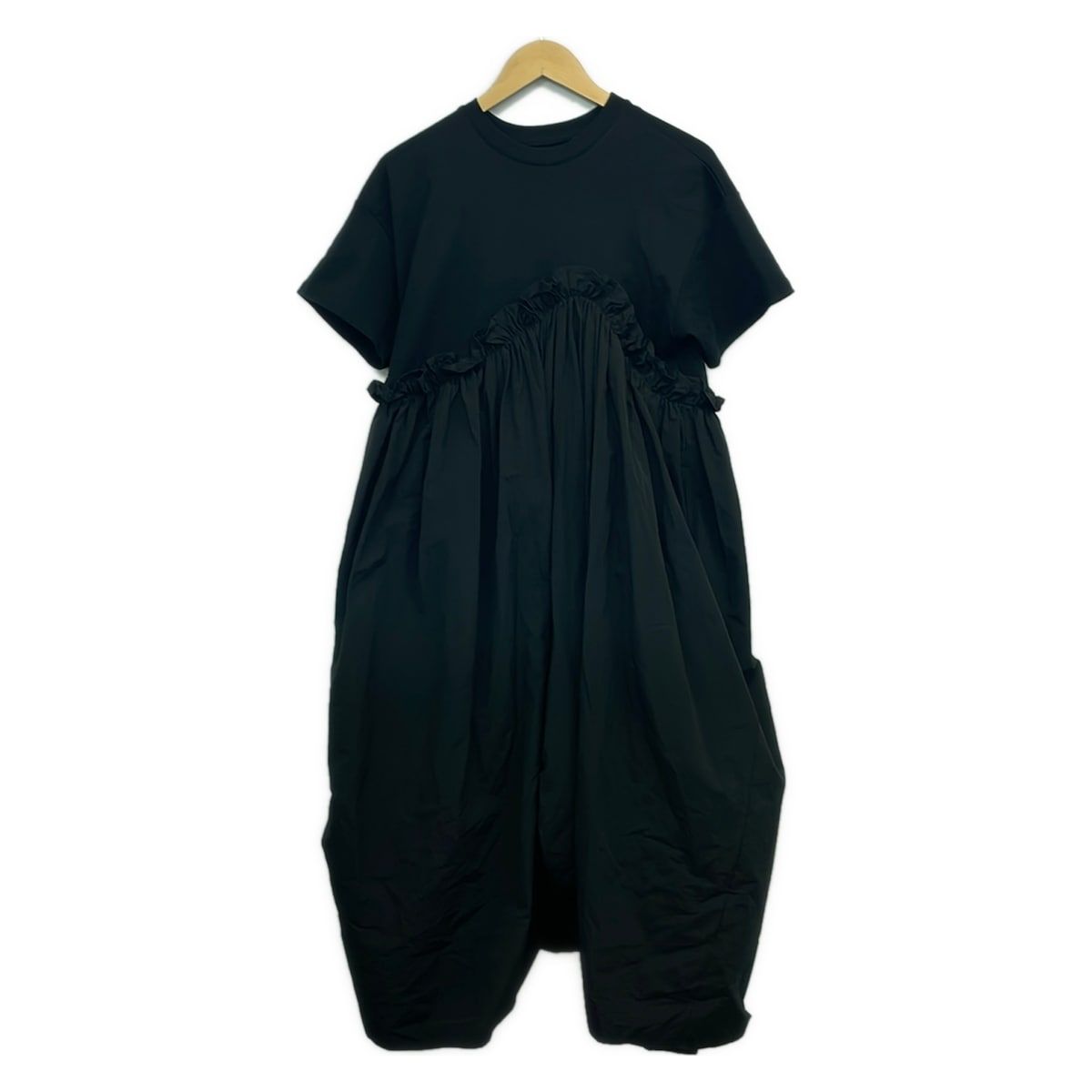 HeRIN.CYE(へリン ドット サイ) ワンピース サイズ36 S レディース美品 - 黒 半袖/マキシ丈