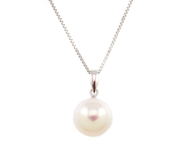 JEWELRY　ジュエリー　ネックレス　チェーンK18ホワイトゴールド/トップK14WG　パール　約3.1g　レディース【中古】【207】2120000367861　　　　