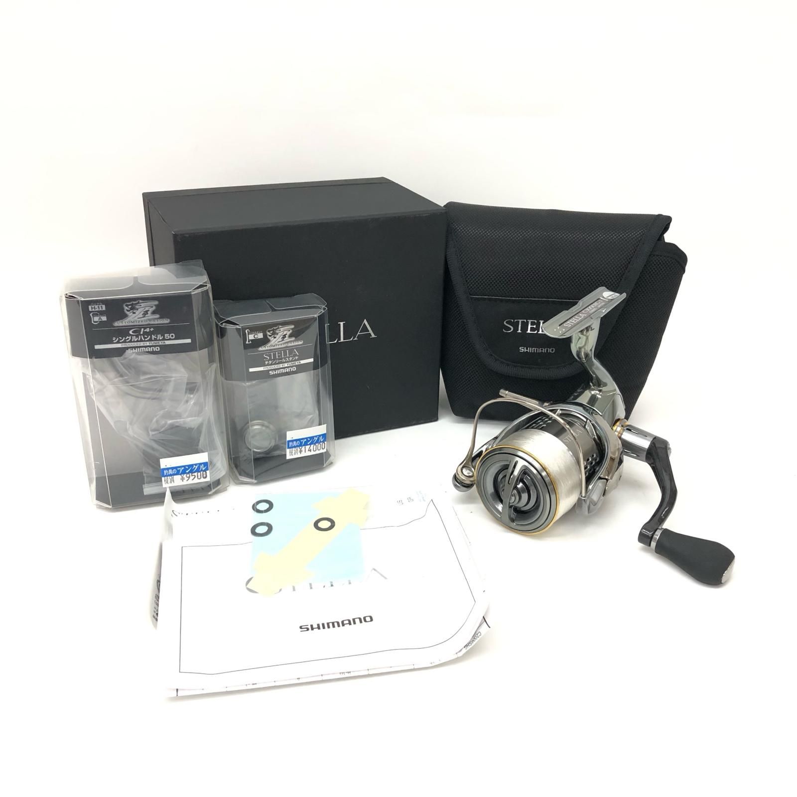 SHIMANO シマノ スピニングリール 18ステラ C3000XG 夢屋ハンドル