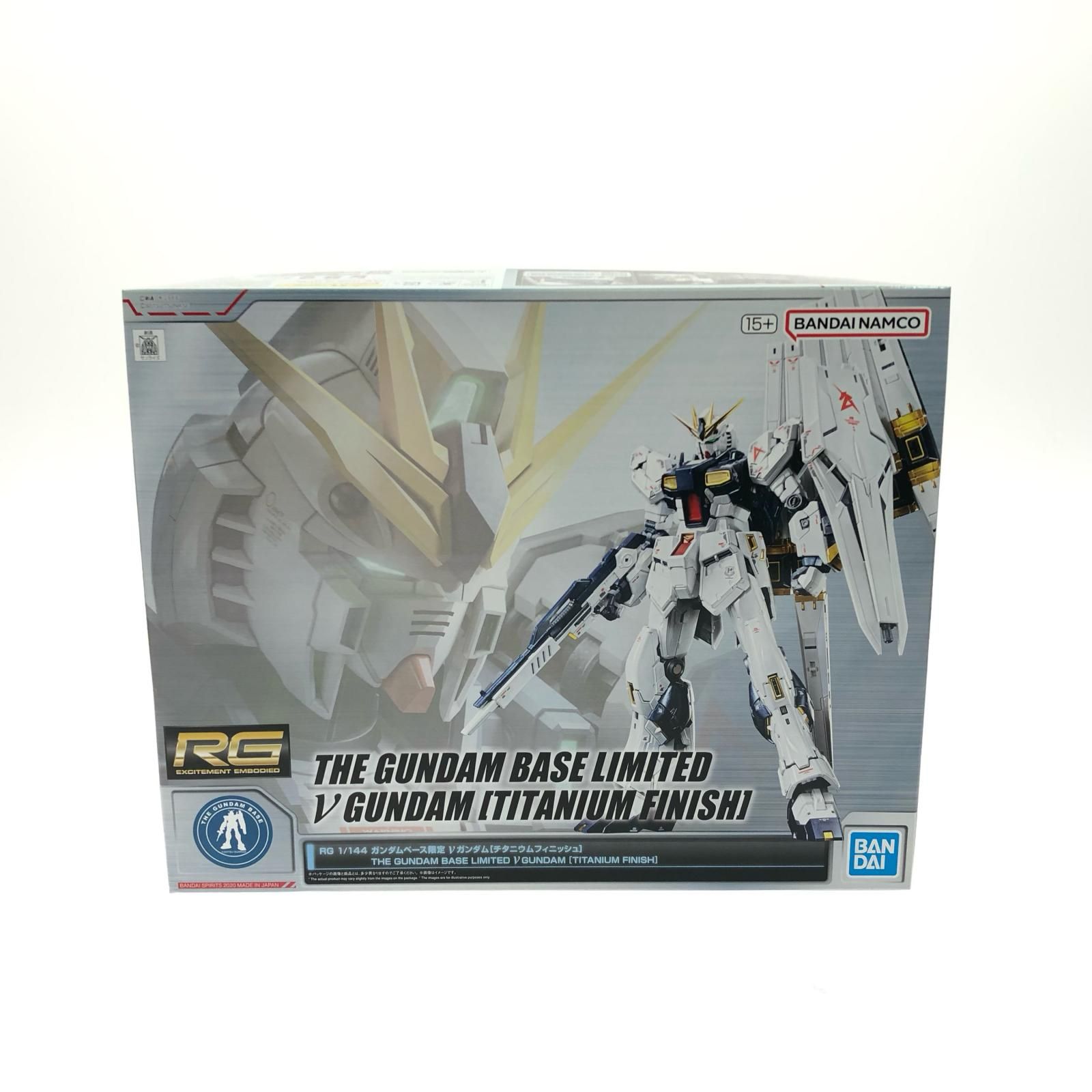 BANDAI バンダイ RG 1/144 ガンダムベース限定 RX-93 νガンダム チタニウムフィニッシュ 機動戦士ガンダム 逆襲のシャア