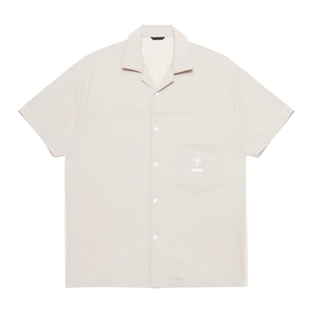新品☆TFW49☆COMBINATION OPEN COLLAR SHIRTS T062610004
