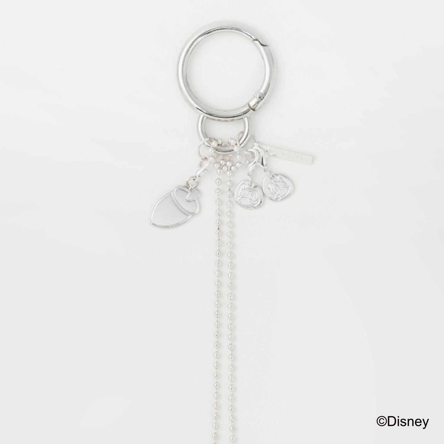 【Nothing And Others/ナッシングアンドアザーズ】Chip 'n Dale / Dot Bag Charm ディズニー バッグチャーム シルバー925