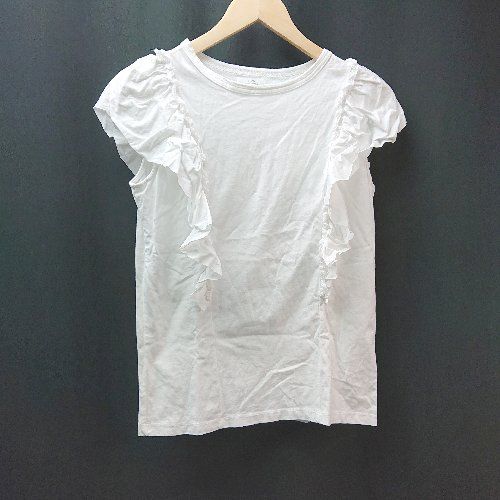 ◇ URBAN RESEARCH ITEMS クルーネック シンプル フェミニン ノースリーブ Tシャツ 表記なし ホワイト レディース E 【1310130021981】
