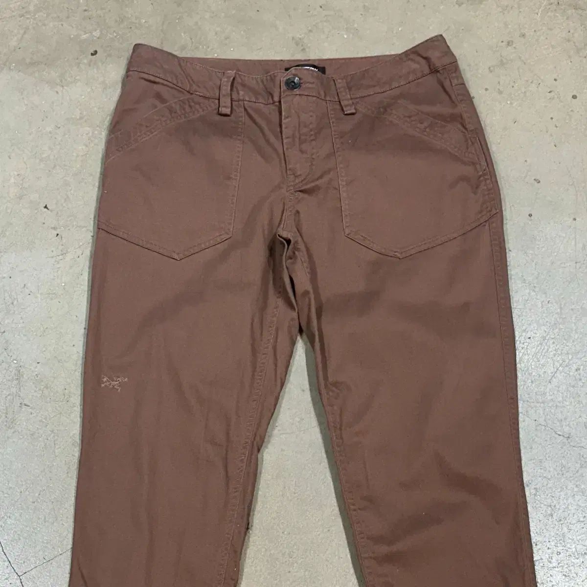 8 ARC'TERYX アークテリクス レディース ブラウン コットン パンツ