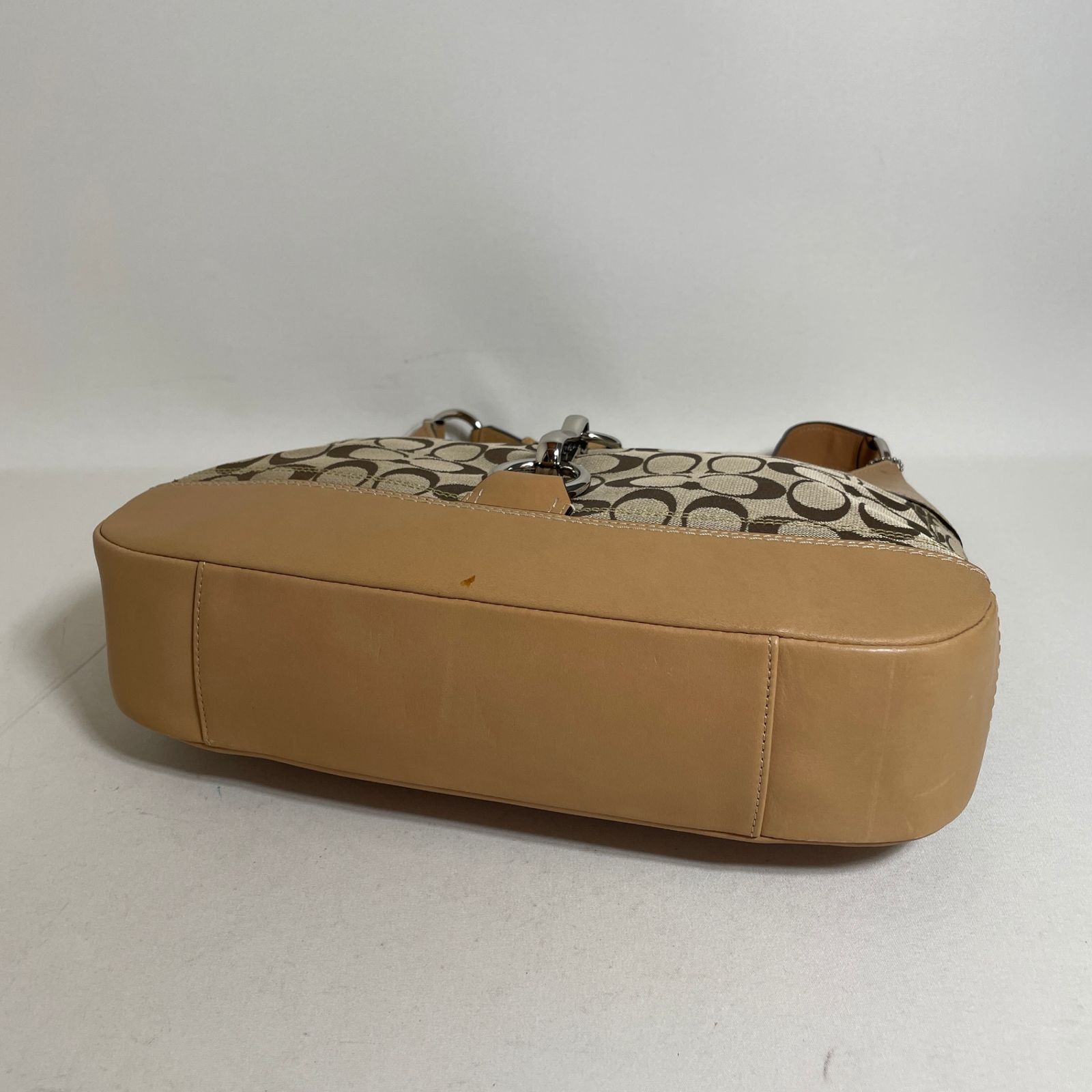 2604-249｜美品｜コーチ シグネチャー ショルダーバッグ ライト 