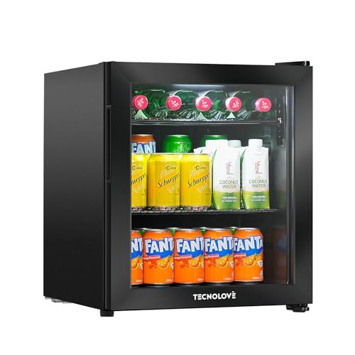 タッチパネル調温 冷蔵庫 46L コンプレッサー式 0?22℃ ドリンク用 直冷式 幅43? 自動霜取り 左右開き 庫内灯付き コンパクト 省エネ おしゃれ 一人暮らし 小型 サブ冷蔵庫 ガラスドア 保冷庫 静音 家庭用 寝室 ゲーミング バ d58257d9 21,593円