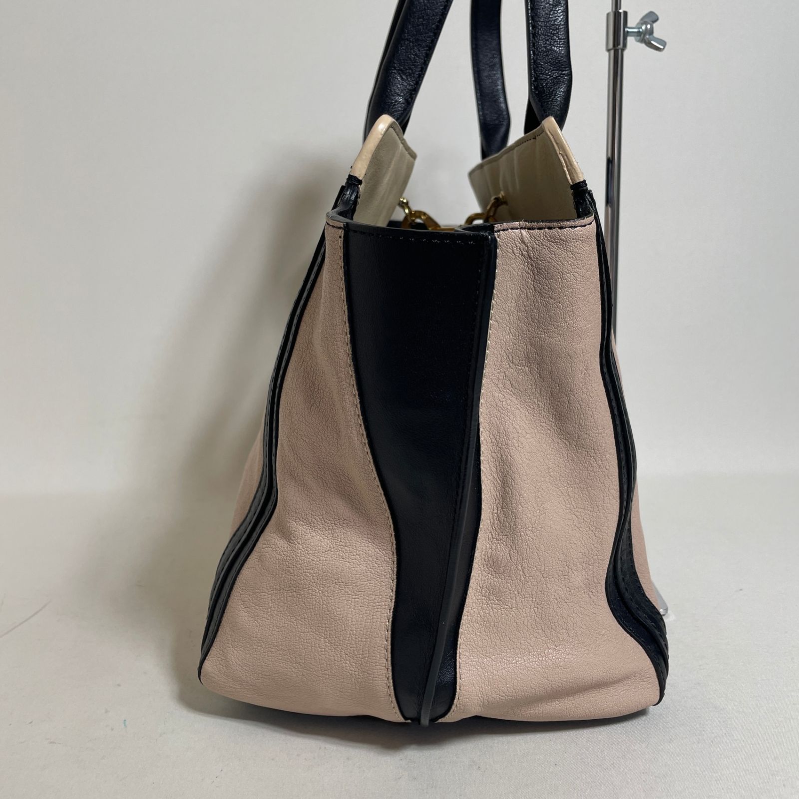 2604-273｜美品｜クロエ アリソン トートバッグ レザー ブラック 