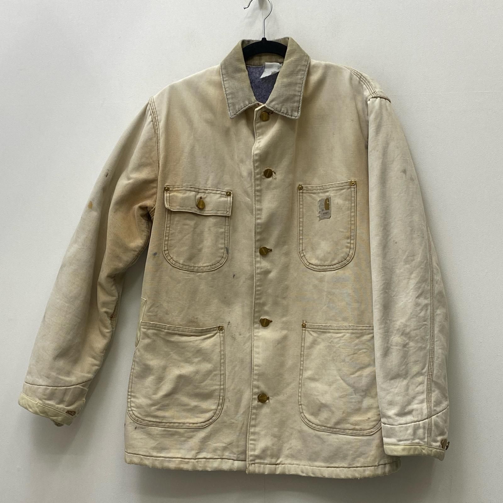 【加古川店】 中古 Carhartt | カーハート カバーオール Carhartt Michigan Chore Coa ベージュ 【93】