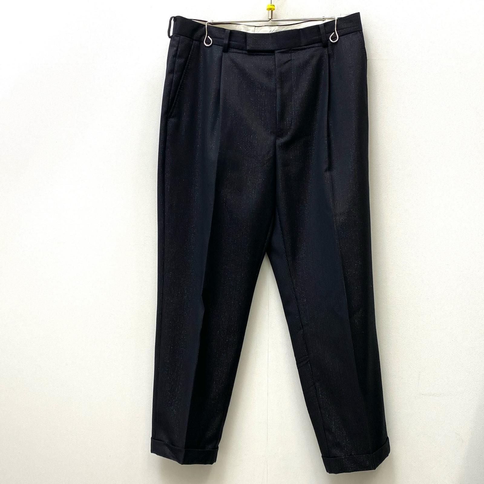 【加古川店】 中古 WACKOMARIA | ワコマリア パンツ DORMEUIL GLITTER PLEATED TROUSERS 22FW-WMP-TR26 サイズ：XL 【107】