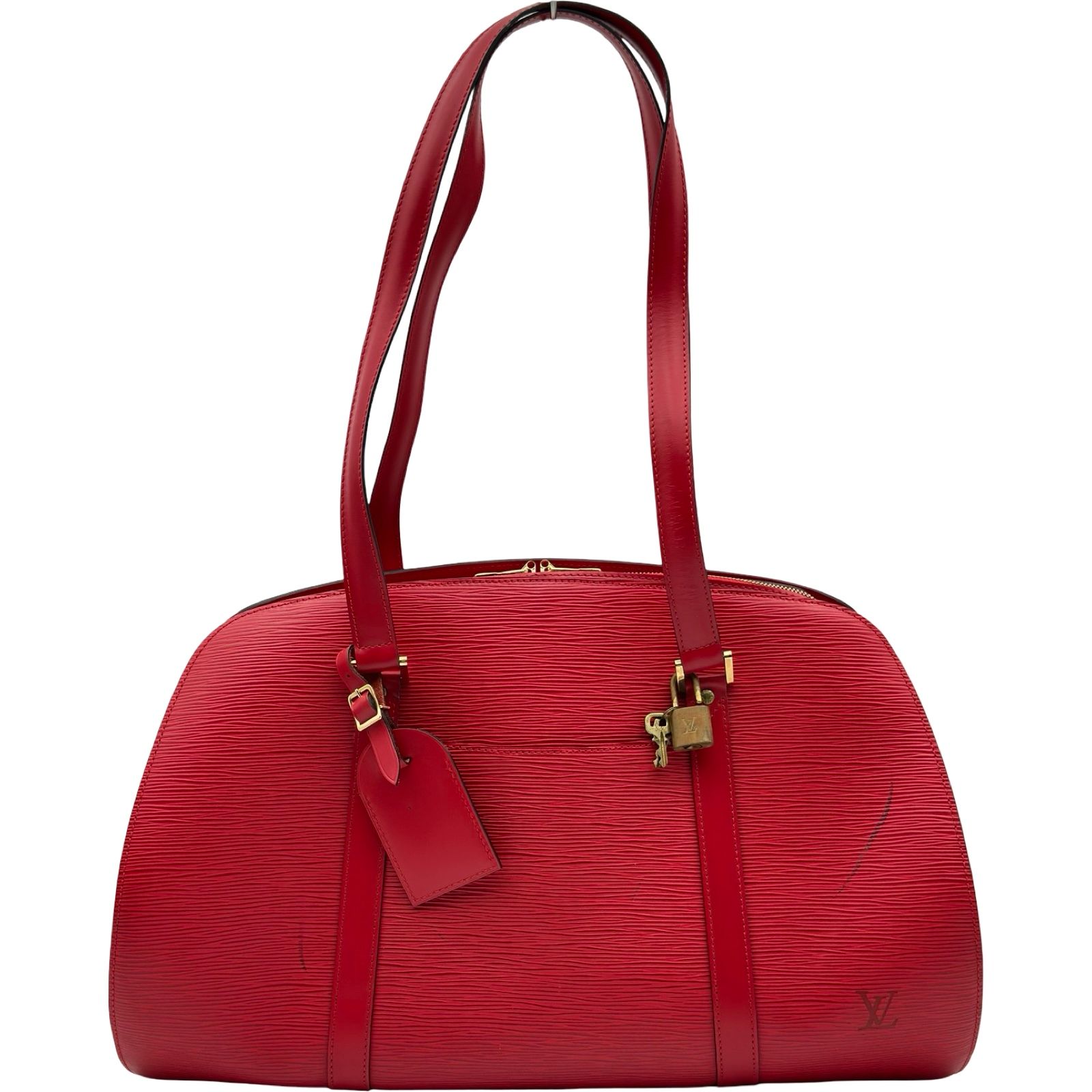 ルイ・ヴィトン LOUIS VUITTON ソフェリーノ45 M95018 カスティリアンレッド エピ レディース ボストンバッグ