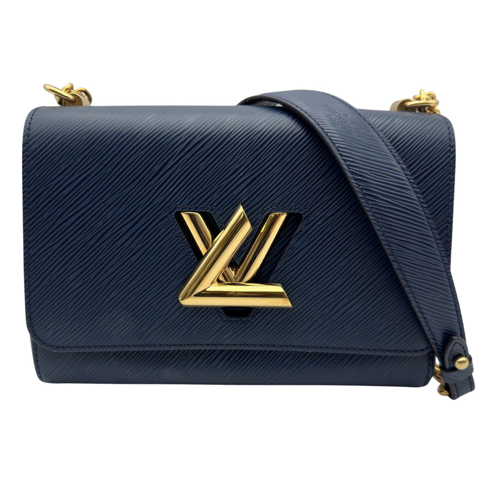 ルイ・ヴィトン LOUIS VUITTON ツイストMM M53090 ネイビー エピレザー レディース ショルダーバッグ