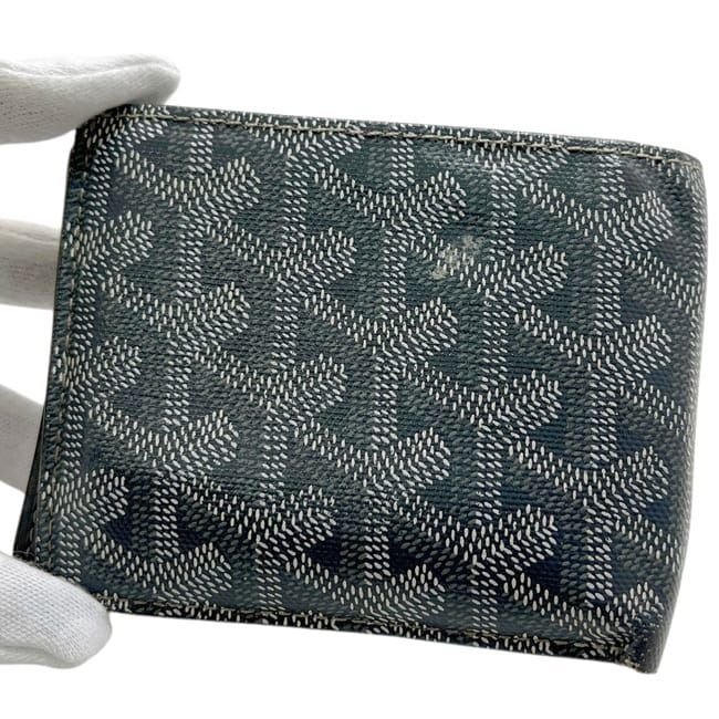 ゴヤール 財布 サンフロランタン グレー 二つ折り レザー 中古 - メルカリ