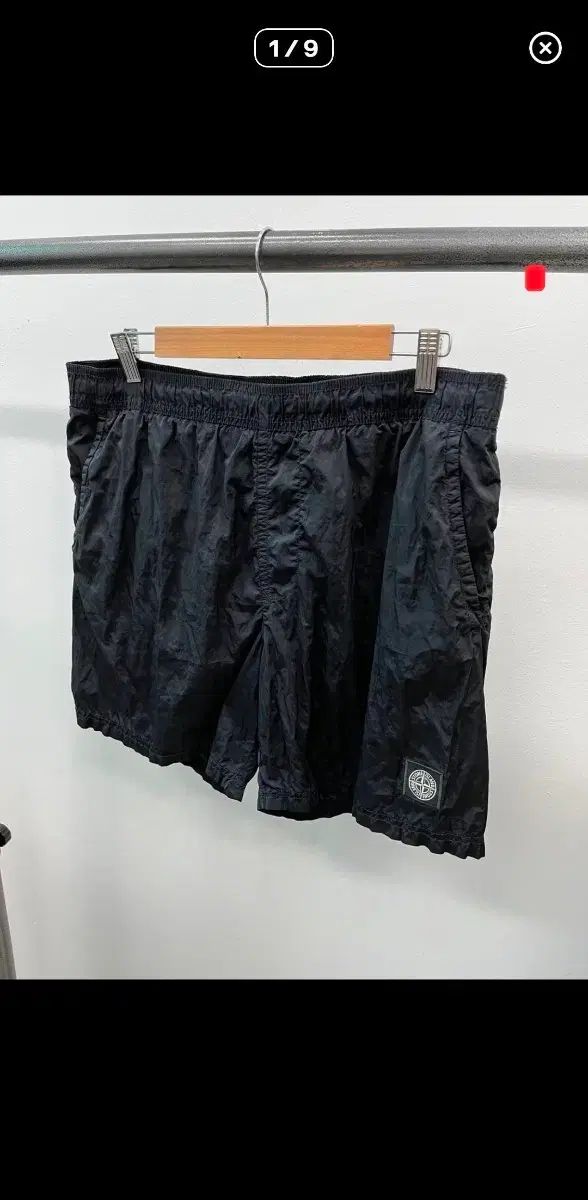 34-36) ストーンアイランド ナイロン ショートパンツ