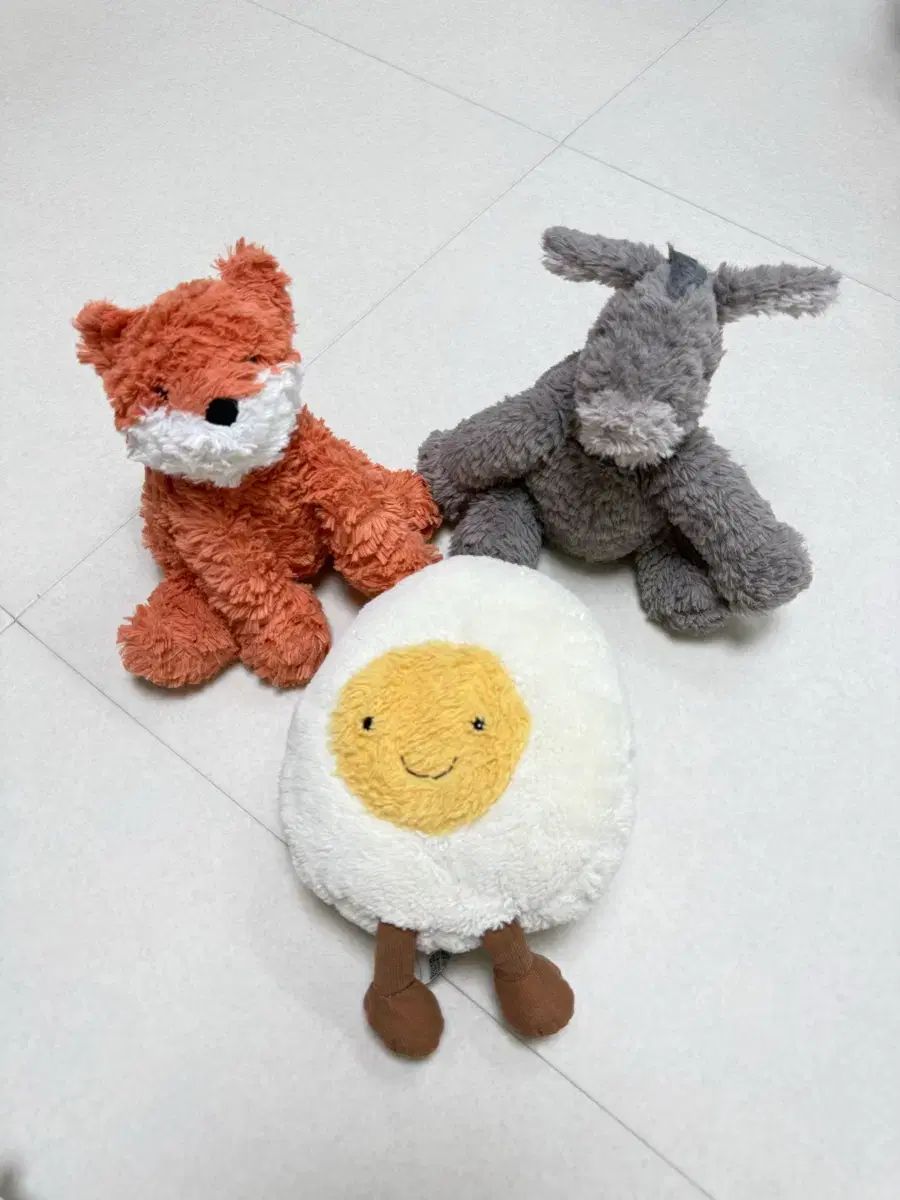 JELLYCAT (ジェリーキャット) レディース キツネ ロバ 卵 ぬいぐるみ