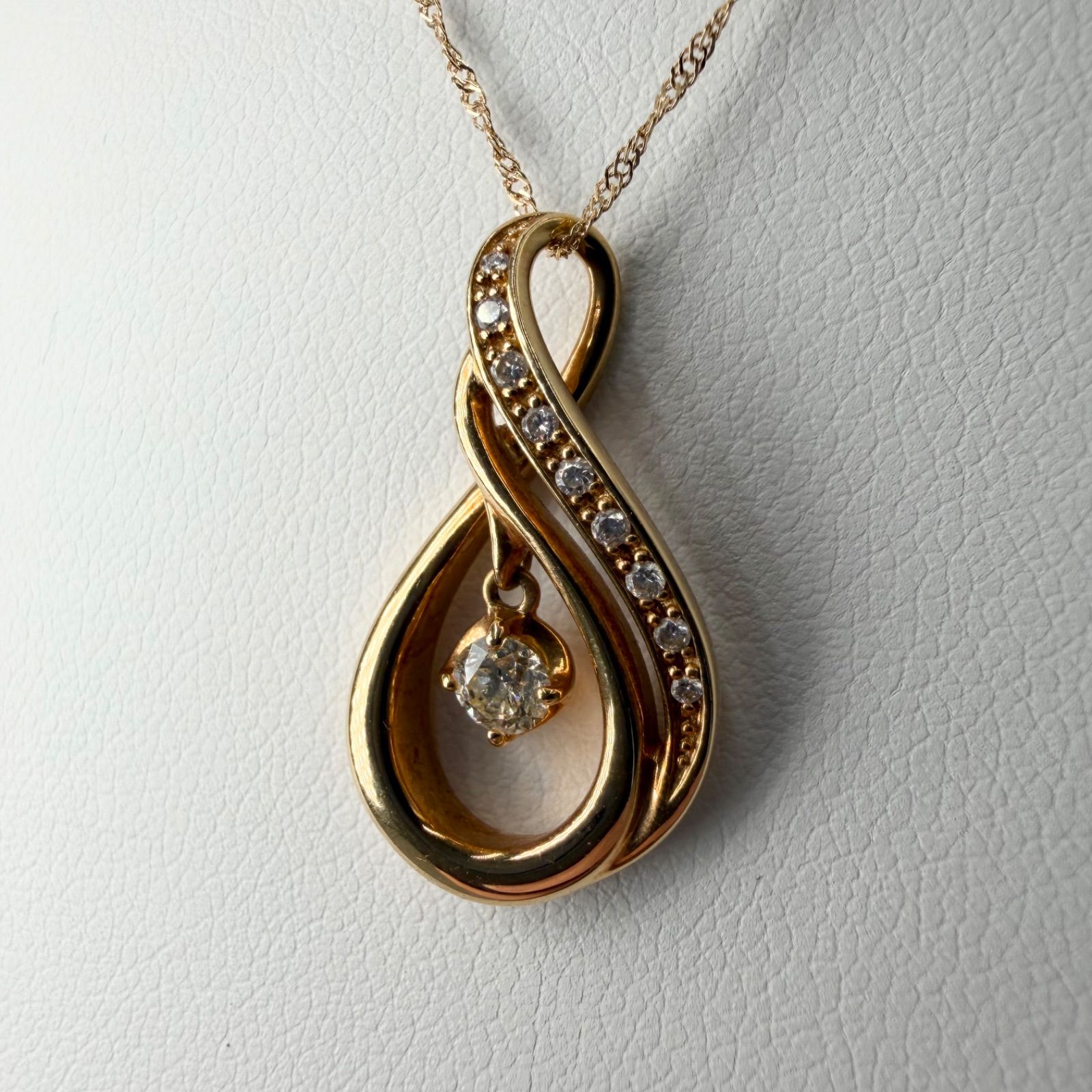TSUTSUMI 18金　一粒ダイヤネックレス TSUTSUMI ツツミ K18 ダイヤモンド ネックレス 計0.25ct 18金 - メルカリ