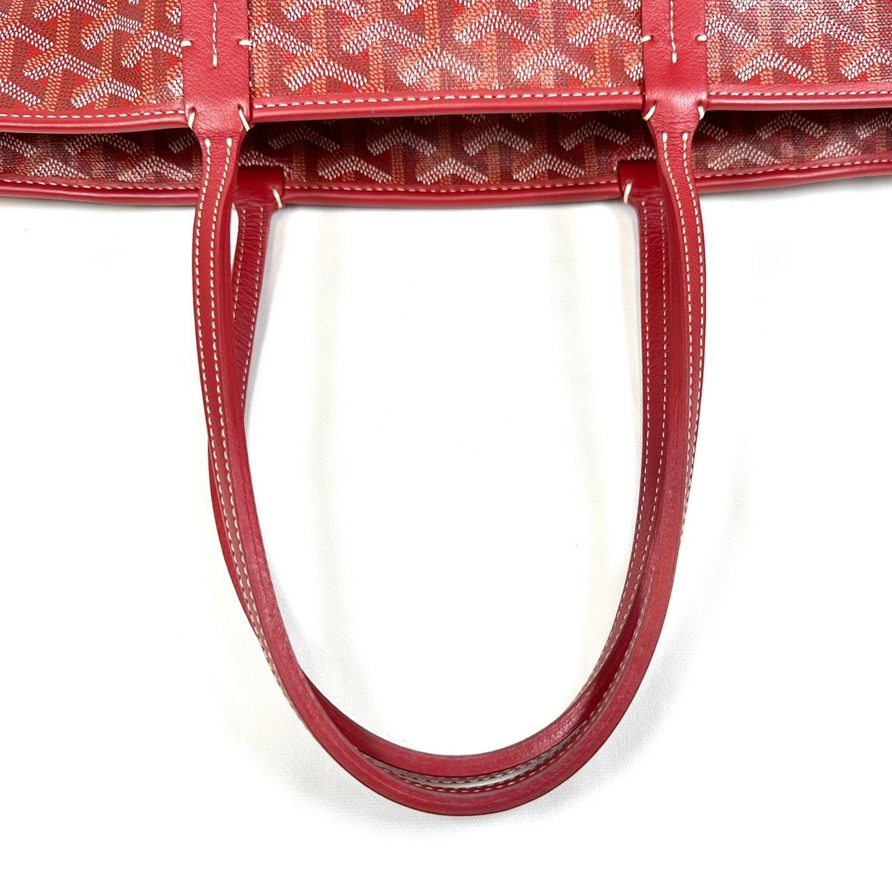返品OK】GOYARD ゴヤール アルトワPM トートバッグ レッド シルバー