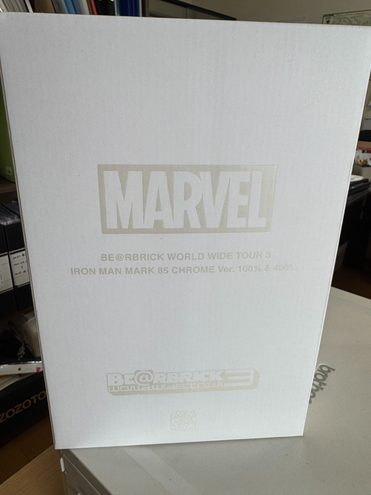 【新品未使用】BE@RBRICK IRON MAN MARK85 CHROME Ver. 100％ & 400％