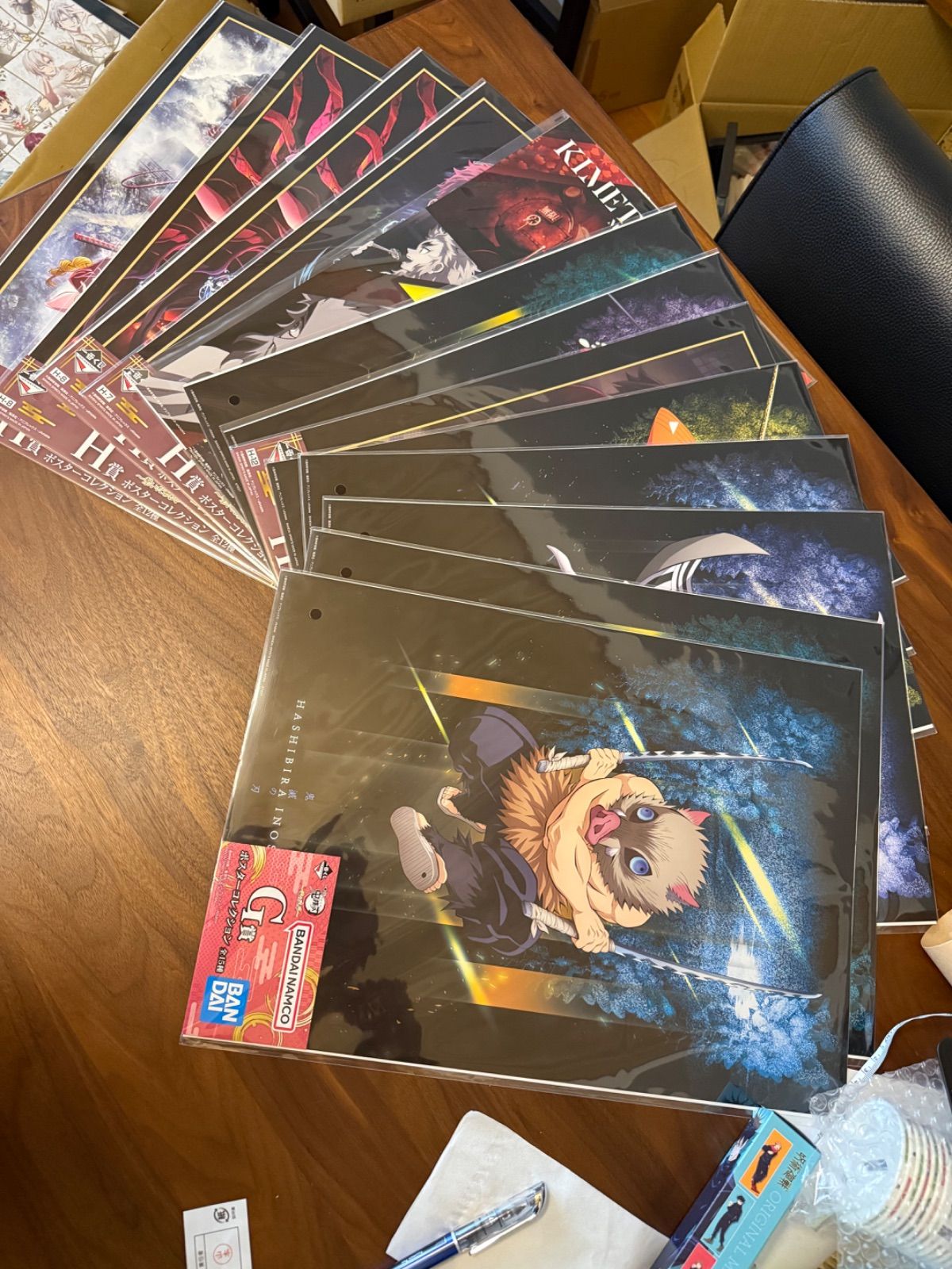 鬼滅の刃 ポスター まとめ 12種 13枚 鬼滅の刃 鬼滅の刃 一番くじ G賞
