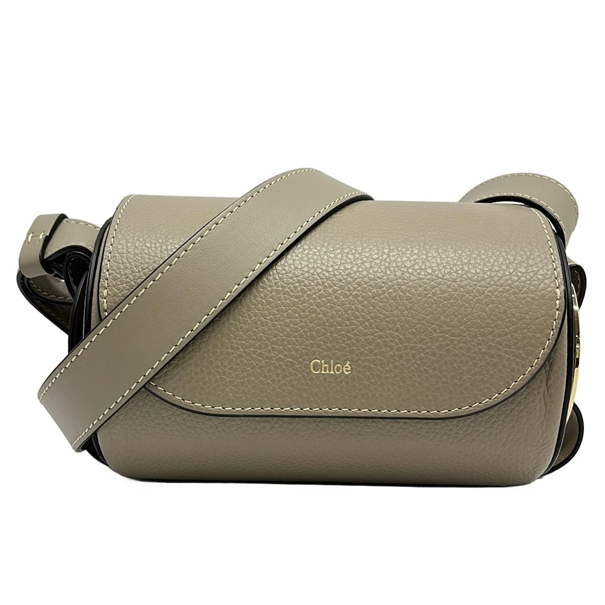 Chloe(クロエ) ショルダーバッグ ダリルミニバッグ グレーベージュ ミニバッグ レザー