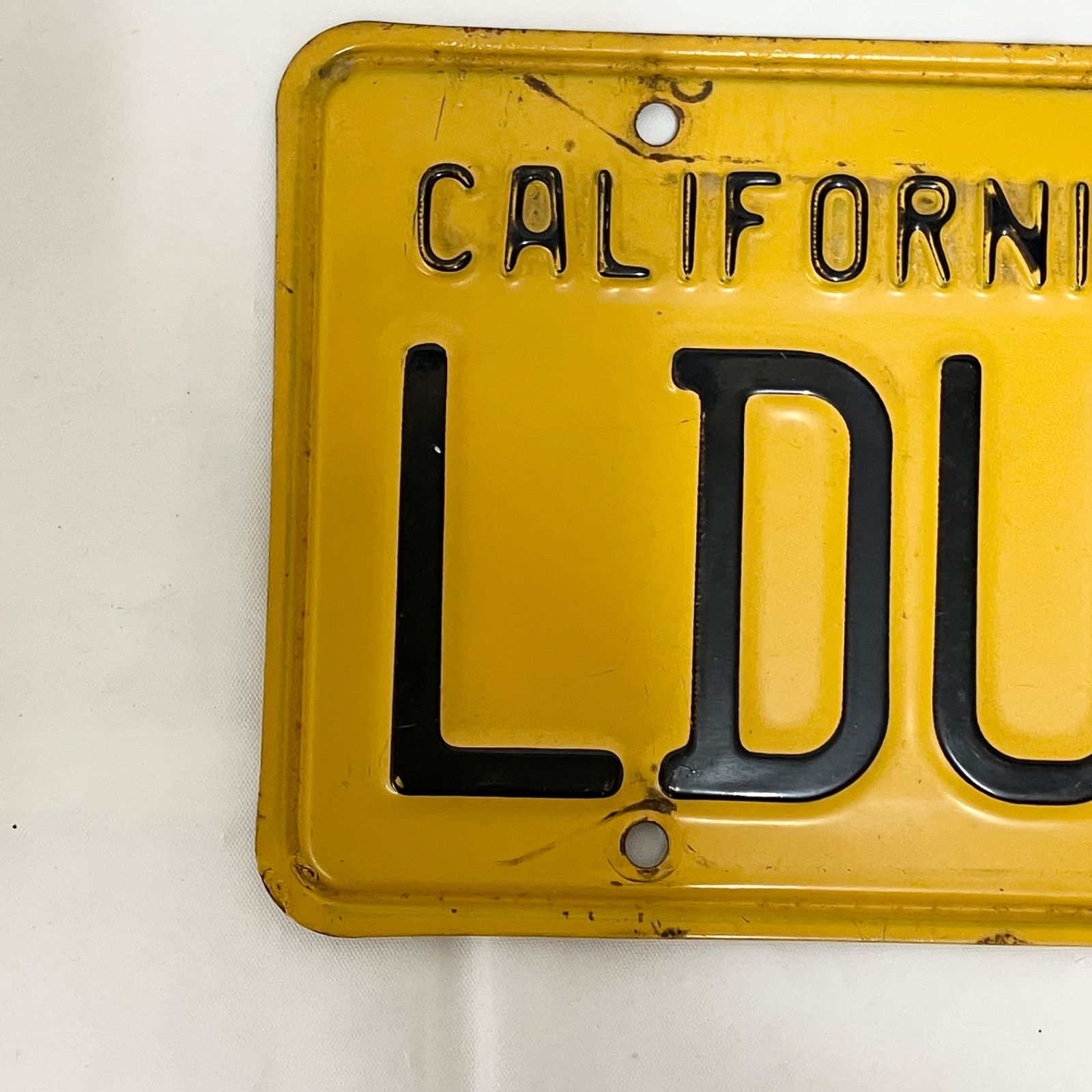 ヴィンテージナンバープレート CALIFORNIA 1962年型カリフォルニア州
