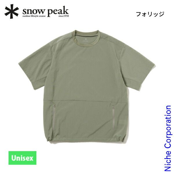 【新品】 スノーピーク ブリーザブル クイック ドライ Tシャツ CS-26SU015 アウトドア ウェア トップス ユニセックス キャンプ用品