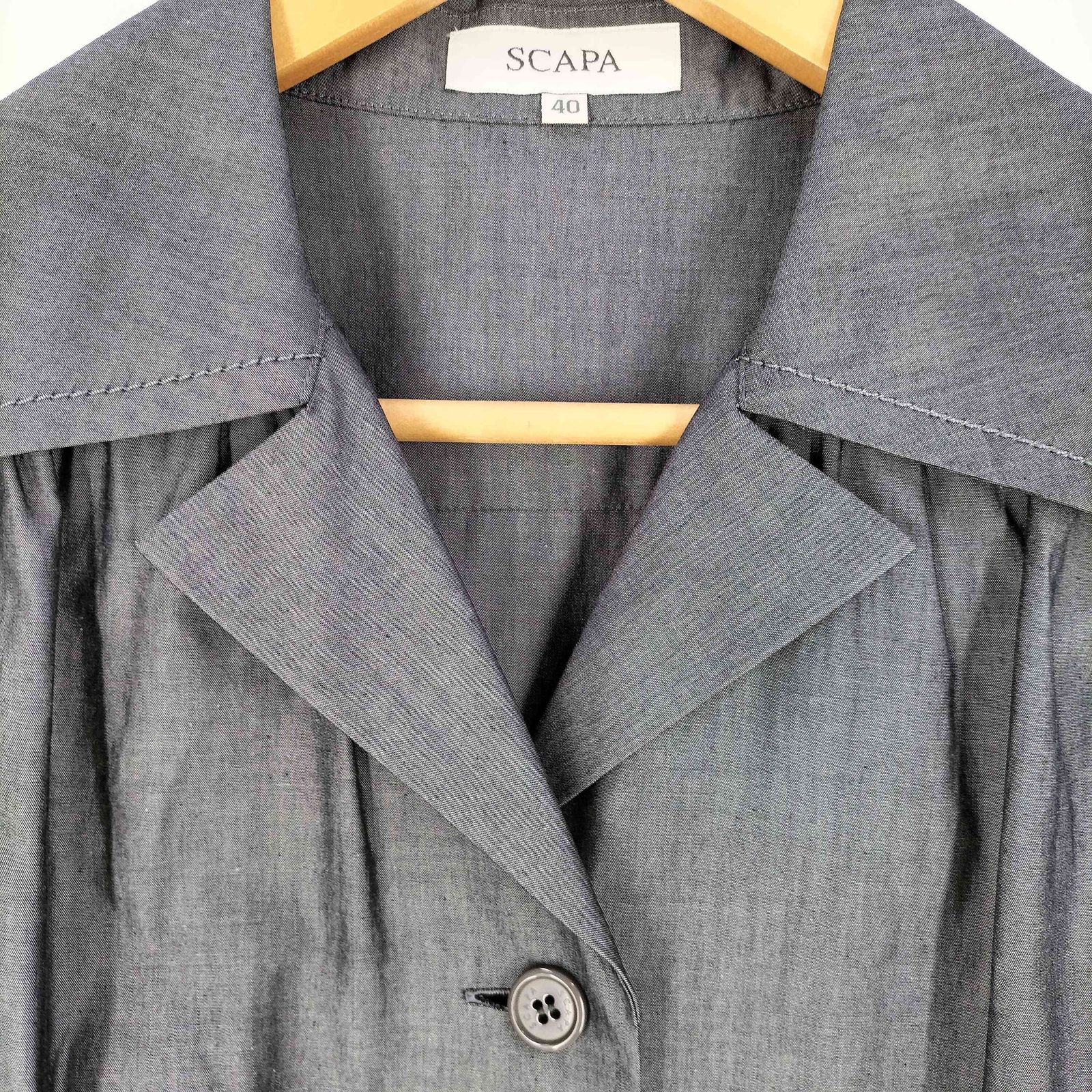 スキャパ SCAPA ベルト付き シャツワンピース レディース JPN：40 