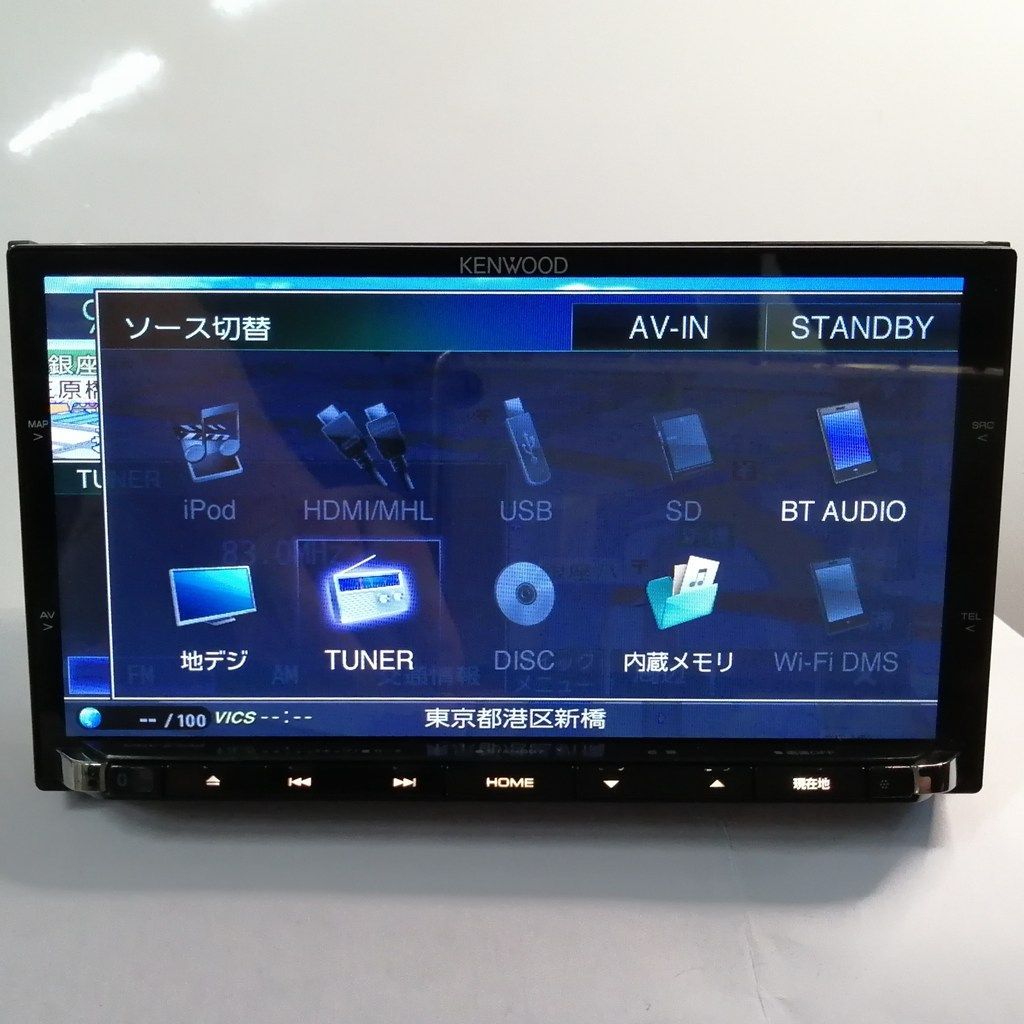 車 KENWOOD ナビ 2016年製 MDV-Z702