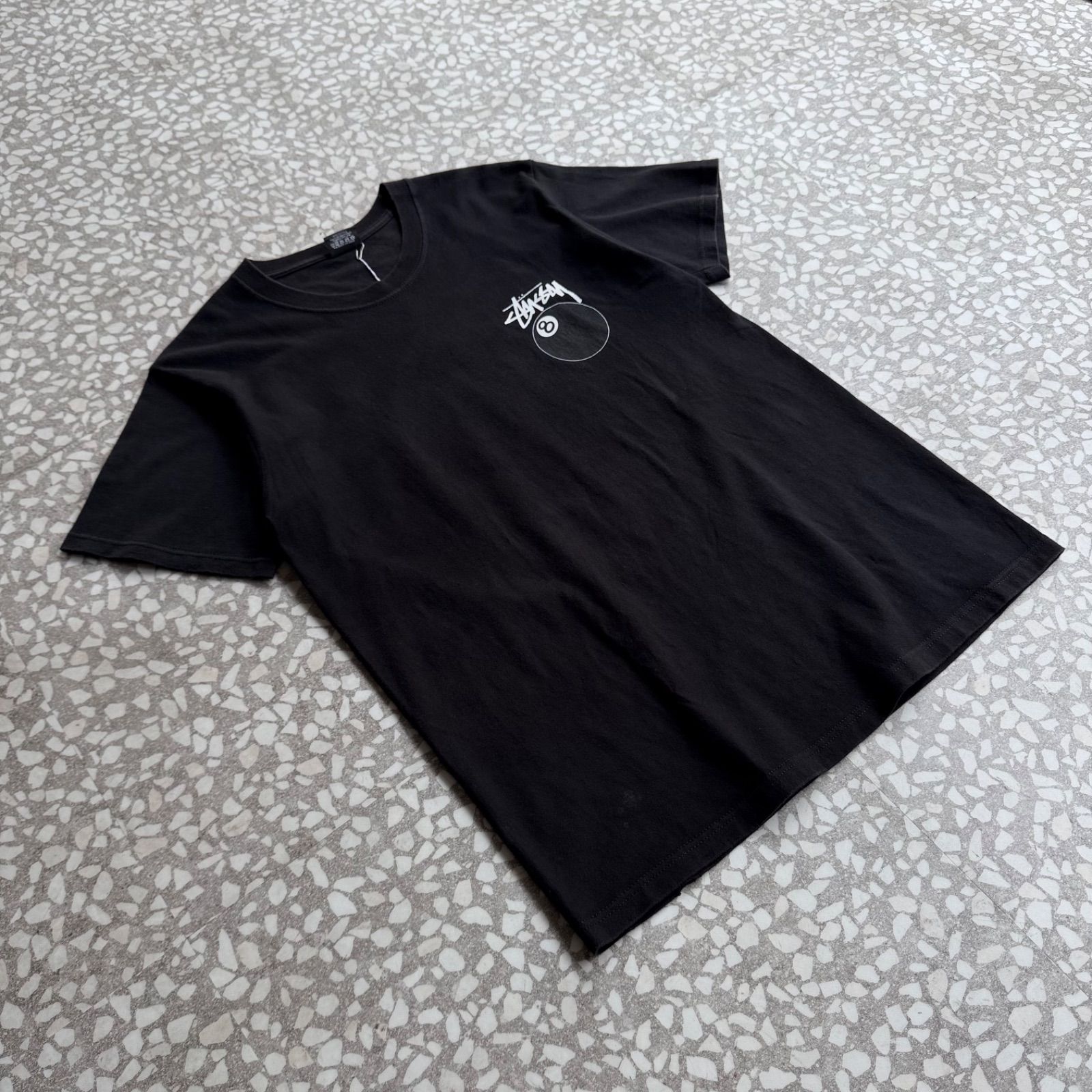 STUSSY / 8ball print T-shirt size M ステューシー 8ボール バック 