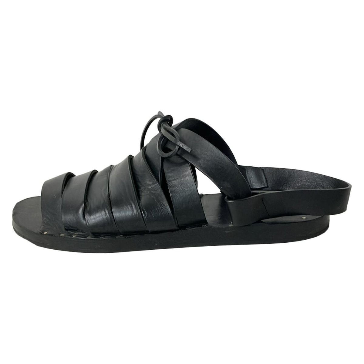 JILSANDER(ジルサンダー) サンダル 37 レディース - JP36002A 黒 リボン レザー
