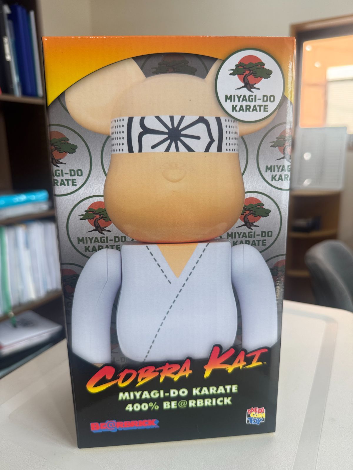 【新品未使用】 Cobra Kai Never Dies BE@RBRICK MIYAGI-DO KARATE 400％